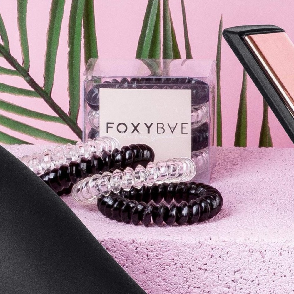 FoxyBae Hot Line Springs Hair Ties Set of 4
